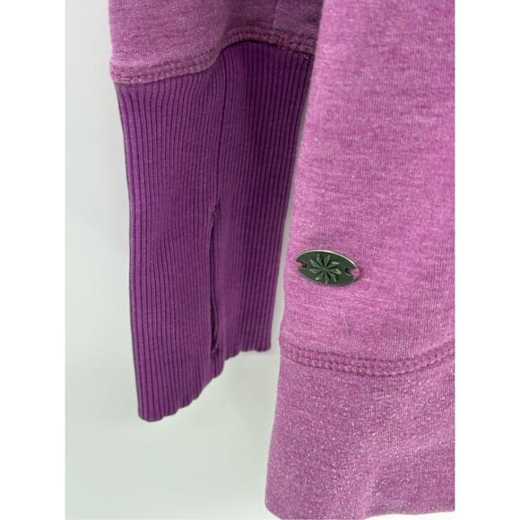 Athleta Sweatshirt‎ Cowl Neck Women Small Purple Pullover Tranquility - Picture 2 of 9